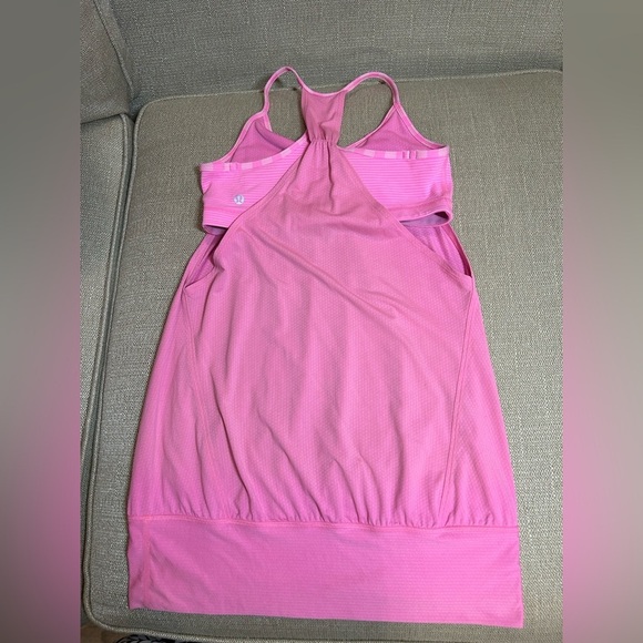 Lululemon Athletica Pink No Limits  2-in-1 Tank Top - Picture 1 of 3